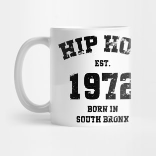 Hip Hop Est. 1972 Born In South Bronx v4 Mug